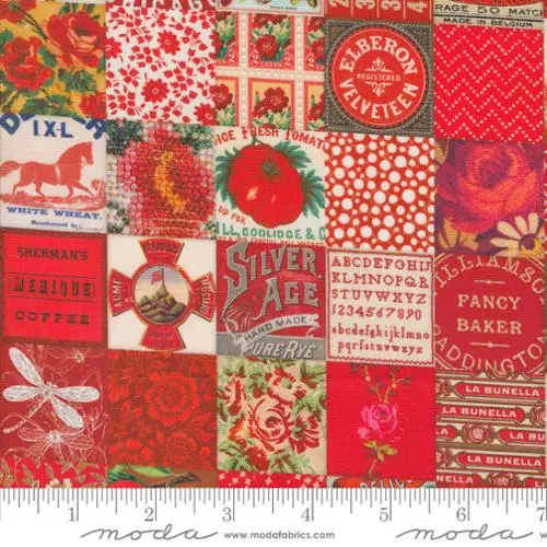 Curated In Color Small Patchwork Cotton Fabric – Coordinating Print Bundle (7461) 1