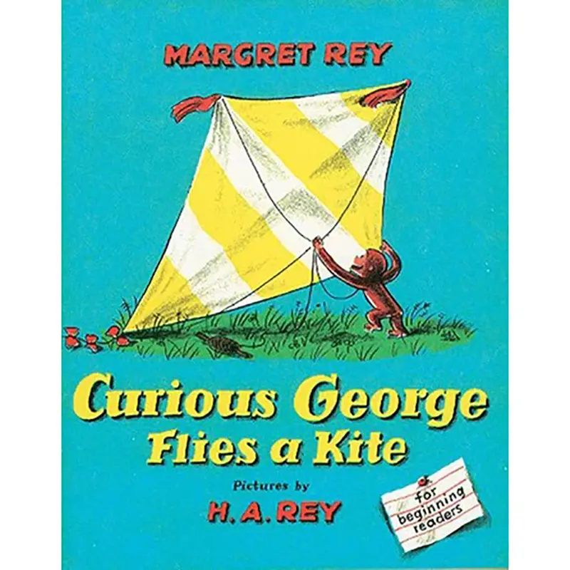 Curious George Flies A Kite (Isbn 9780395259375) 1