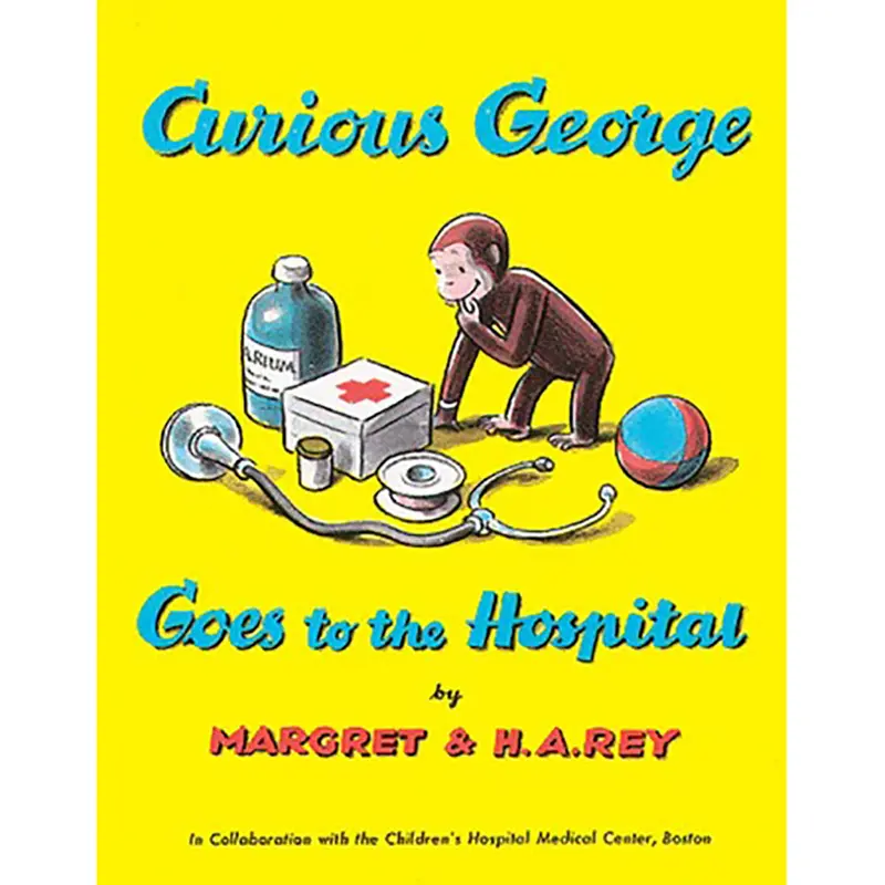Curious George Goes To The Hospital – Classic Picture Book For Kids Facing Medical Visits (Isbn 9780395070628) 1