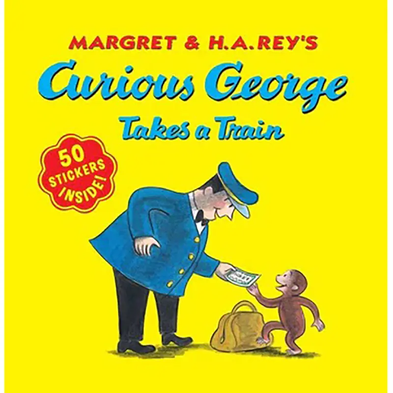 Curious George Takes A Train – Adventure And Transportation Story (Isbn 9780547504247) 1