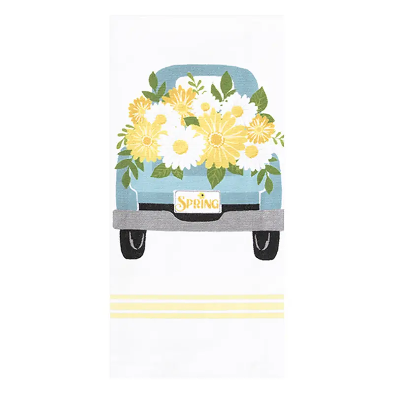 Daisy Truck Dual-Purpose Kitchen Towel – Soft & Absorbent (14336) 1
