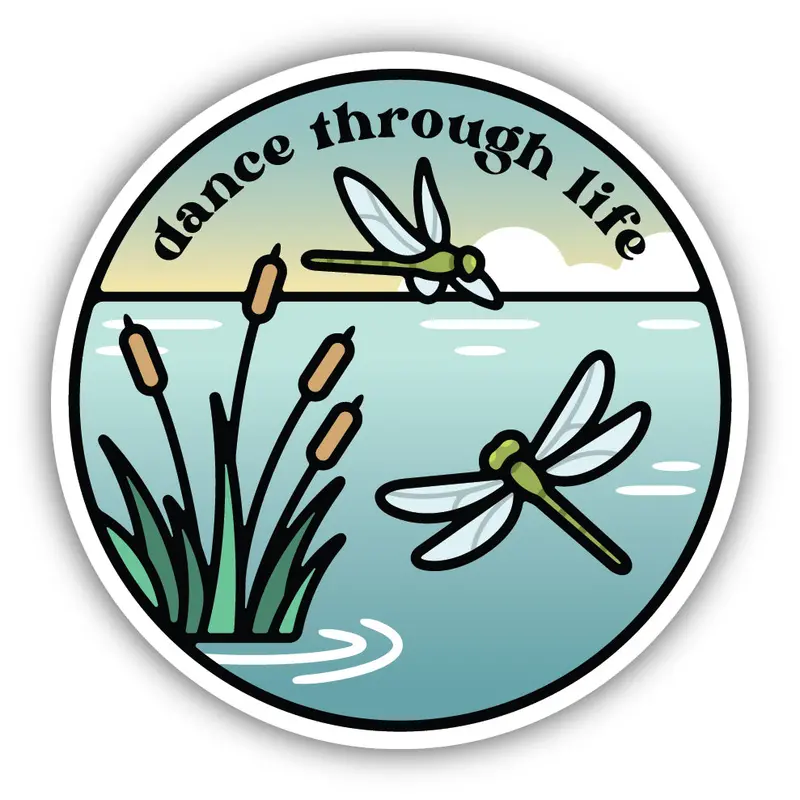 'Dance Through Life' Inspirational Sticker – 3232-Lstk 1