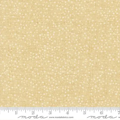 Darling Peony Collection – Dotty Thatched Cotton Fabric – Vintage-Inspired Craft Fabric (48715) 1
