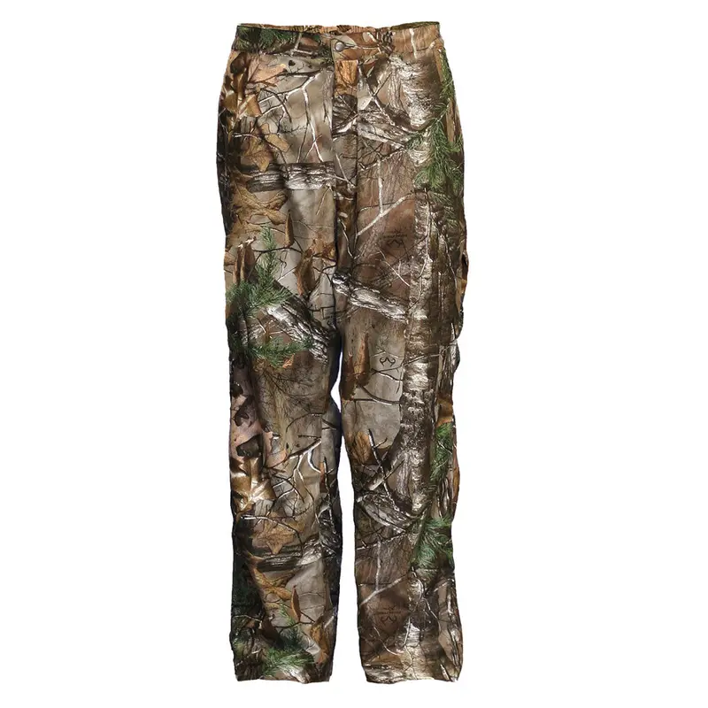Deer Camp Camo Rain Pants – Lightweight Waterproof Hunting Trousers 1