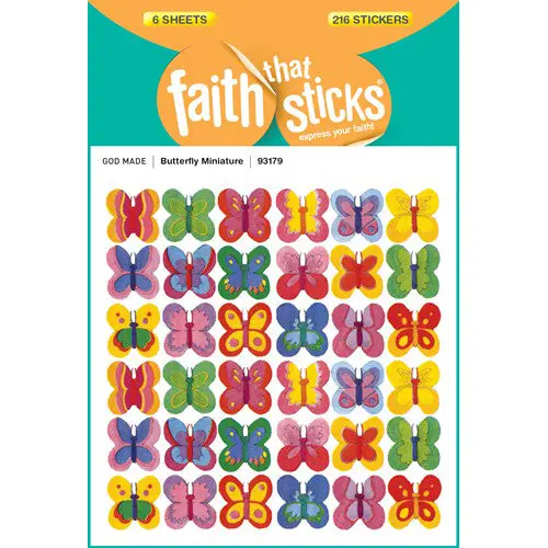 Delicate Butterfly Mini Stickers 1