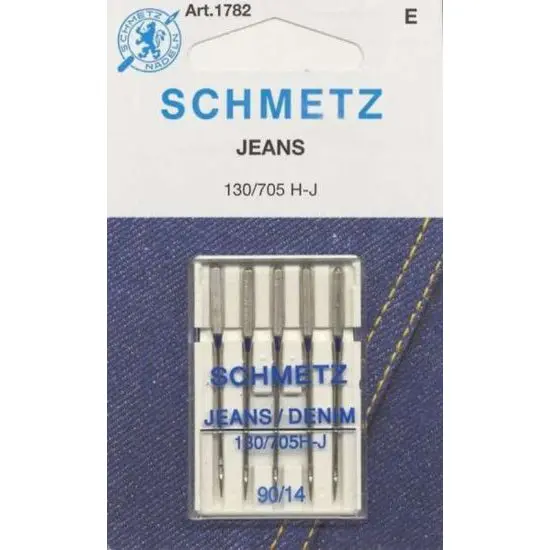 Denim-Specific Sewing Needles – Pack Of 5, Sharp Points For Thick Fabrics 1