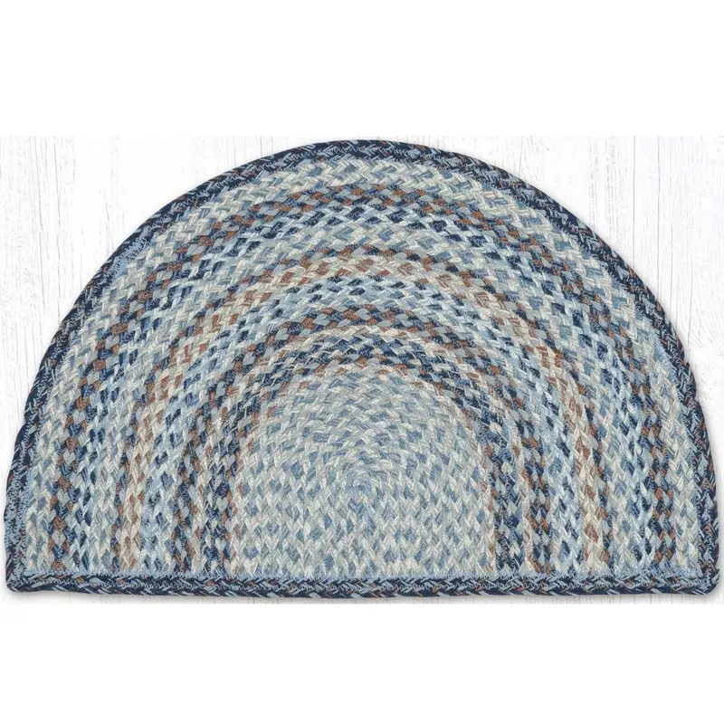 Denim-Style Braided Slice Rug Sc-9-119 1