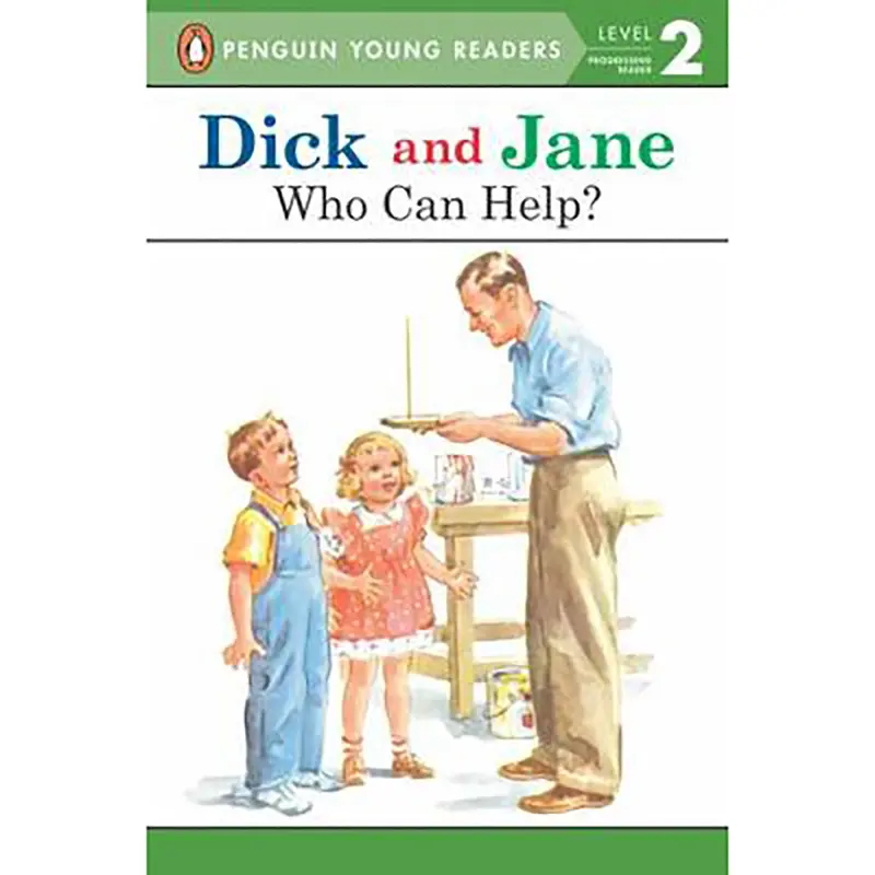 Dick And Jane Early Reader Book: 'Who Can Help?' – Vintage Learning Series 1