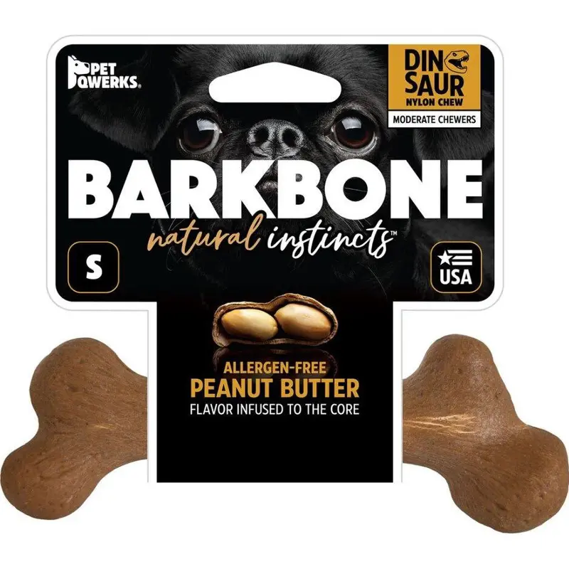 Dinosaur Barkbone Chew Toy – Peanut Butter-Infused Durable Dog Toy (Dbw4) 1