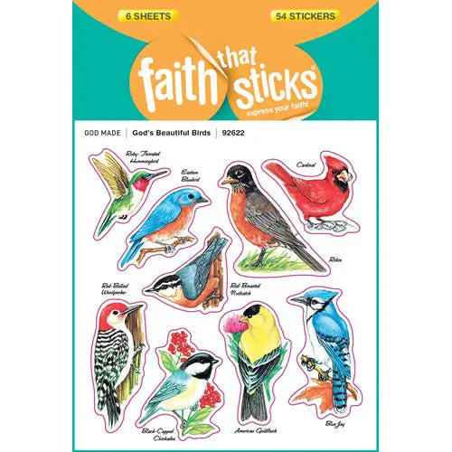 Divinely Inspired Bird-Themed Stickers 1