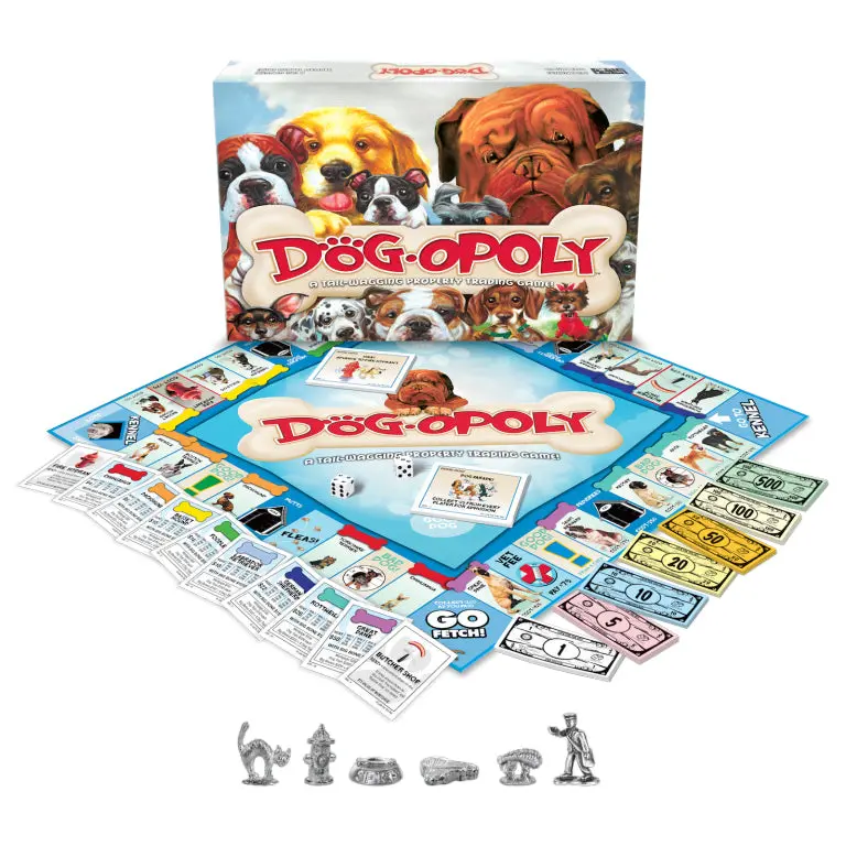 Dog-Opoly: Canine-Themed Property Trading Board Game 1