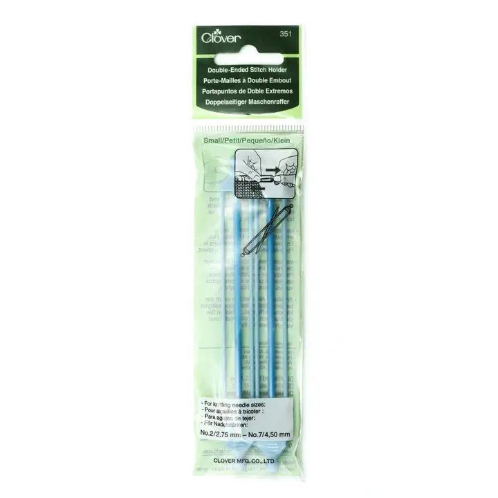 Double-Ended Small Stitch Holder – Compact Knitting Needle Storage Tool (Cl-351) 1