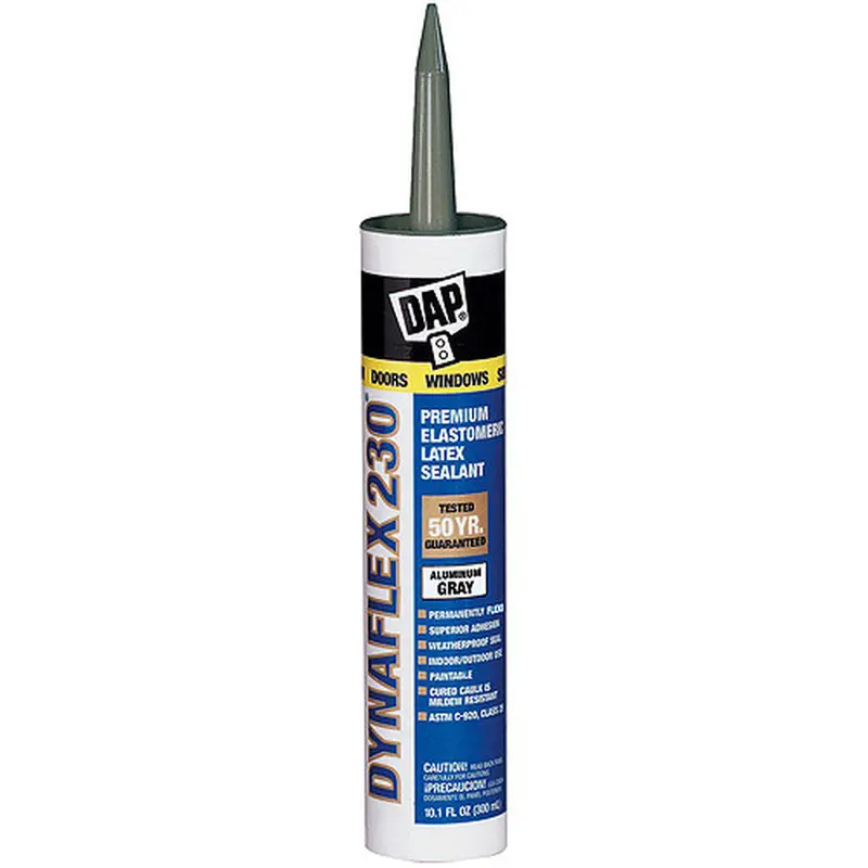 Dynaflex 230 Gray Latex Sealant – 10.1 Oz Window, Door & Trim Adhesive 1