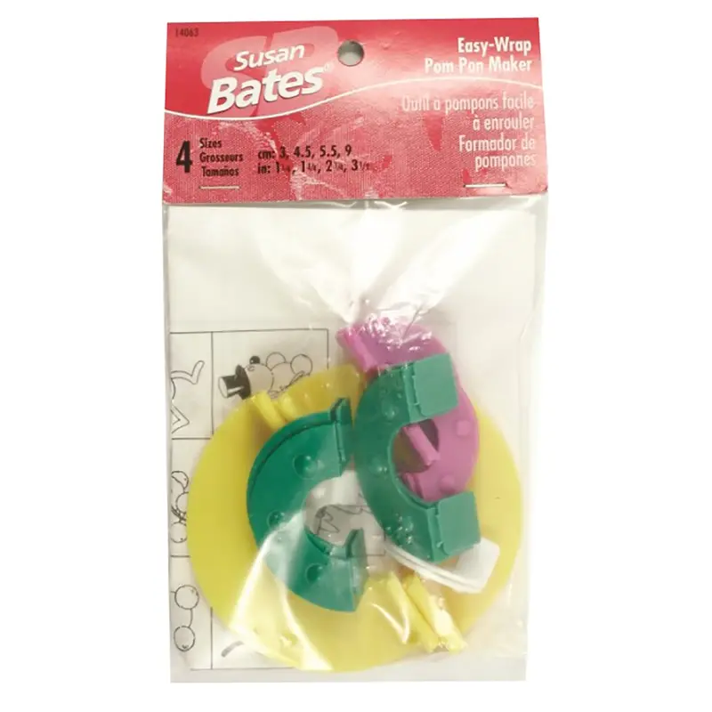 Easy Wrap Pom-Pom Maker – Diy Yarn Crafting Tool (Style B-14063) 1