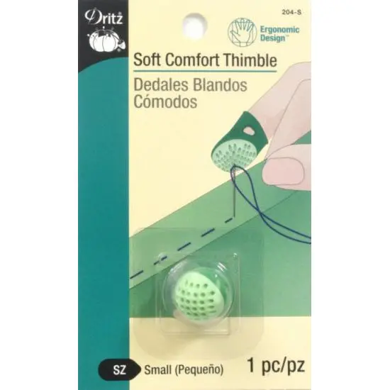 Ergonomic Soft-Tip Thimble For Hand Sewing – Model 204 1