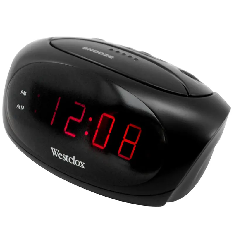 Extra-Loud Led Alarm Clock – Large Display, Adjustable Volume & Snooze Function (Model 70044) 1