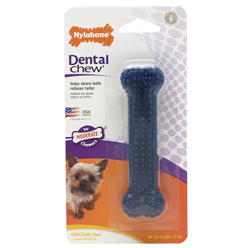 Extra-Small Textured Gumabone Chew Toy With Chicken Flavor 1