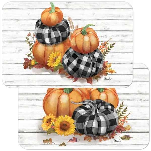 Fall-Themed Reversible Placemats — Seasonal Table Linens With Autumn & Harvest Designs 1
