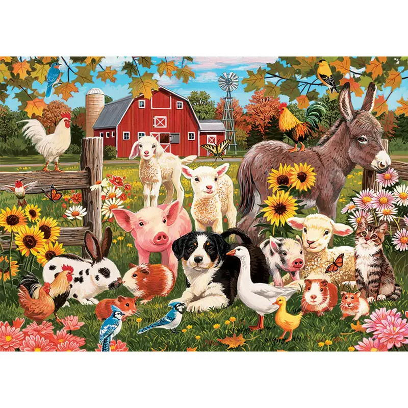 Farmyard Greetings Jumbo Floor Puzzle – 36-Piece Kids’ Activity Set 55127 1