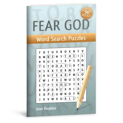 'Fear God' Word Search Challenge – Scripture-Based Puzzle Booklet, Sku 334310 1