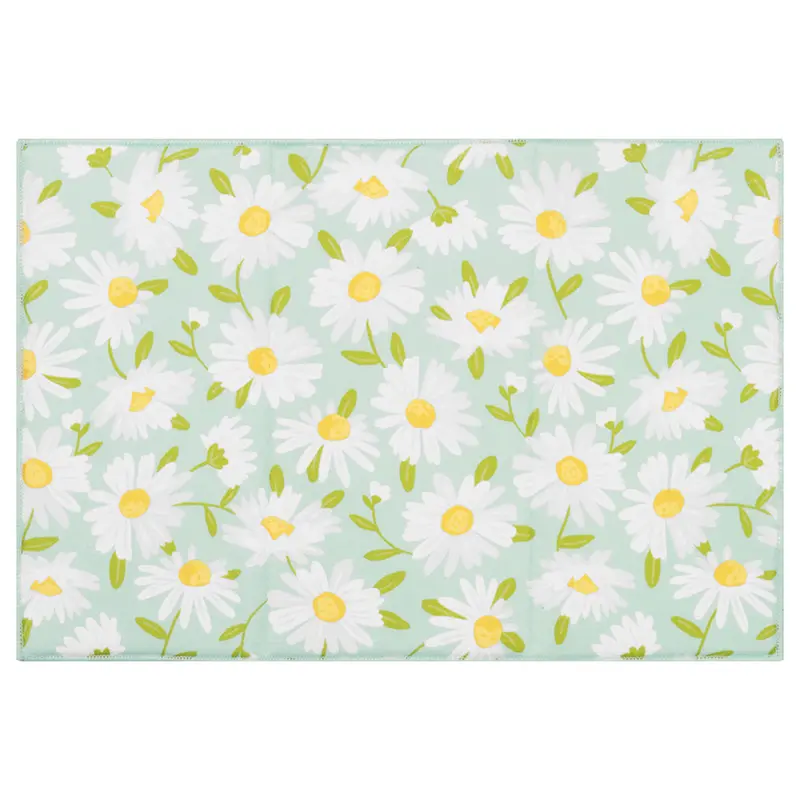 Field Of Blooms Silicone Drying Mat – Flexible, Non-Slip Surface For Crafts 1