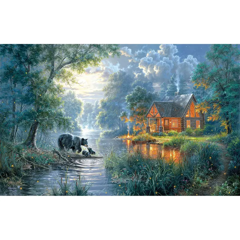 Firefly Cove – 550-Piece Scenic Landscape Jigsaw Puzzle (69788) 1