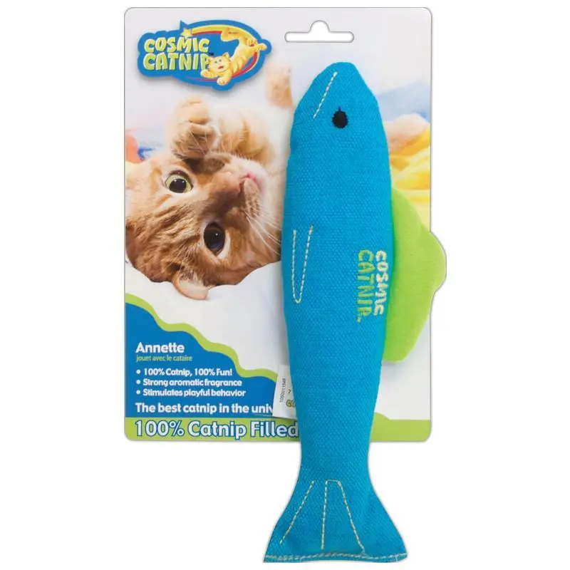 Fish-Shaped Cat Toy Filled With Premium Catnip – Soft & Enticing 1