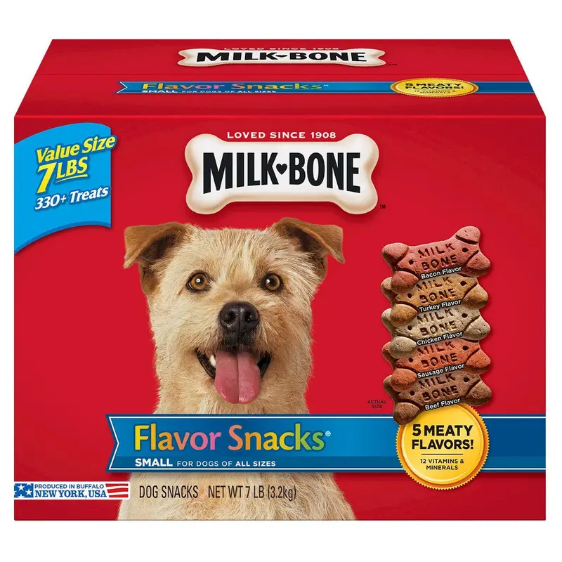 Flavor Snacks Crunchy Biscuits For Small Dogs – 7 Lb Box 1