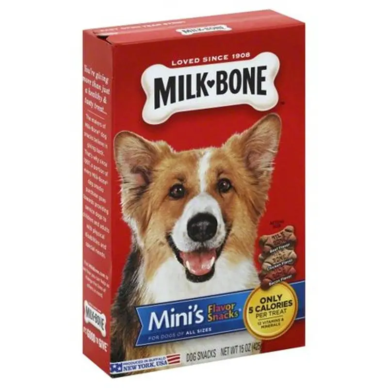 Flavor Snacks Mini Dog Biscuits – Crispy, Flavor-Packed Treats, 15 Oz Box 1