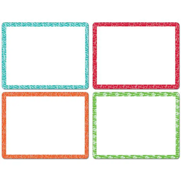 Flexible Cutting Mat Set – 4-Piece Assorted Border Designs, Model 73417 1