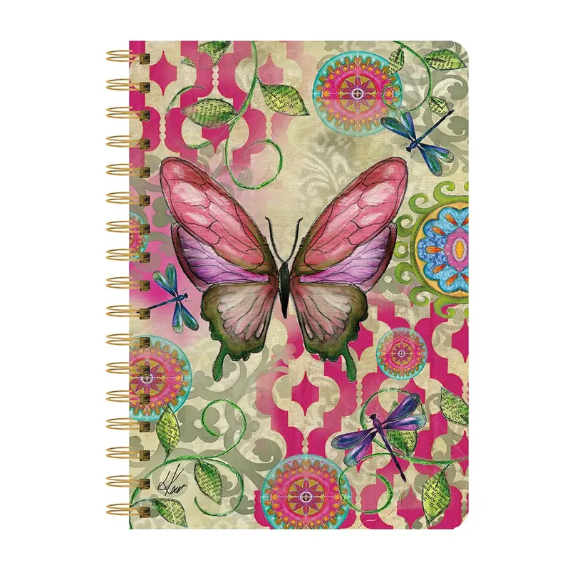 'Flight' Spiral Notebook – Minimalist Avian-Themed Journal (1350021) 1
