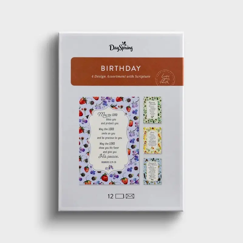 Floral Birthday Greeting Card Assortment – Curated Box Set U1611 1