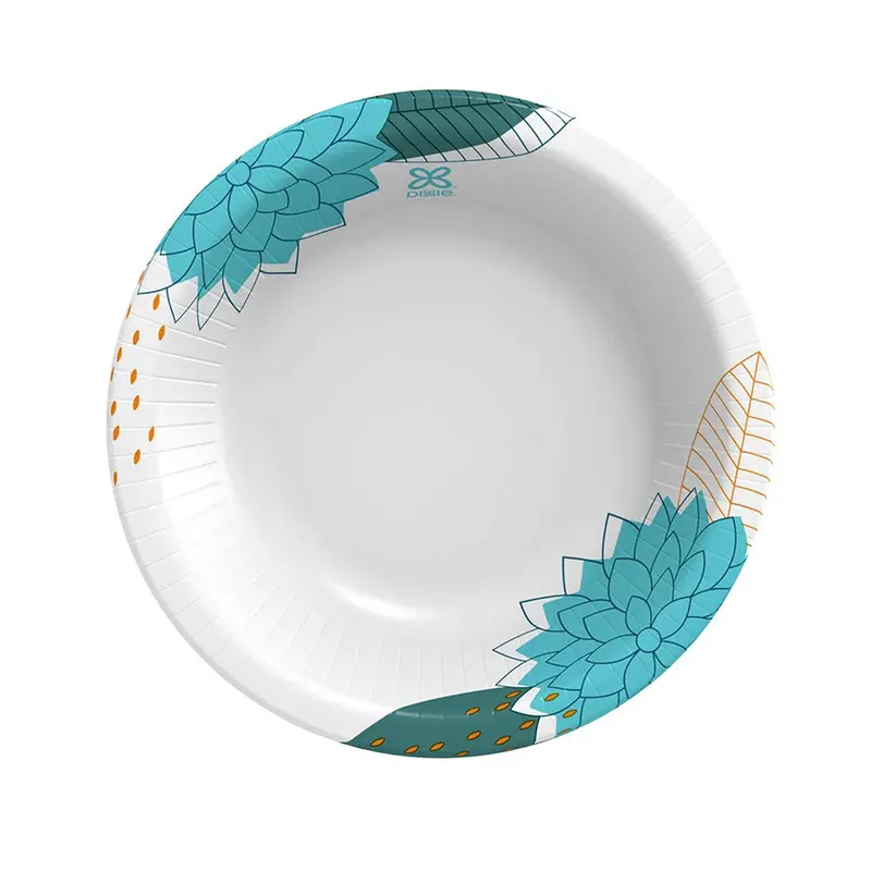 Floral Bloom Disposable Paper Bowls – 36-Pack, 10 Oz, Style 16415 1