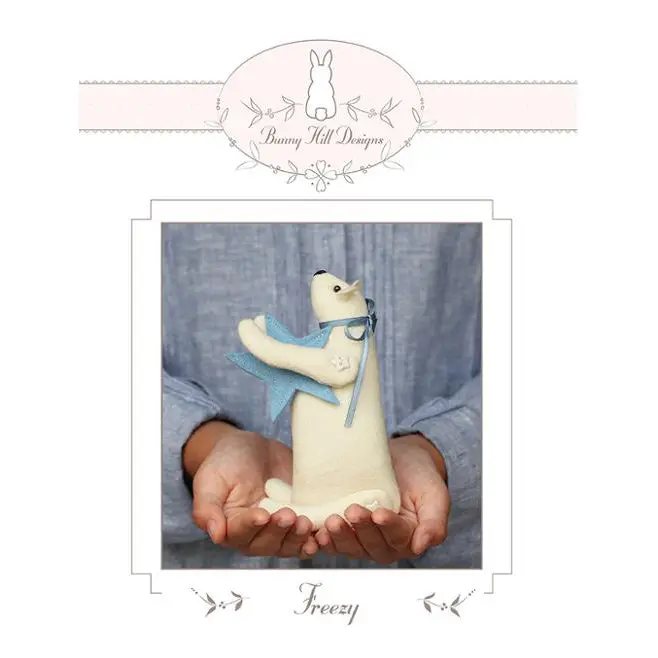 Freezy The Bear Petite Sewing Pattern – Adorable Mini Plush Toy Template 1