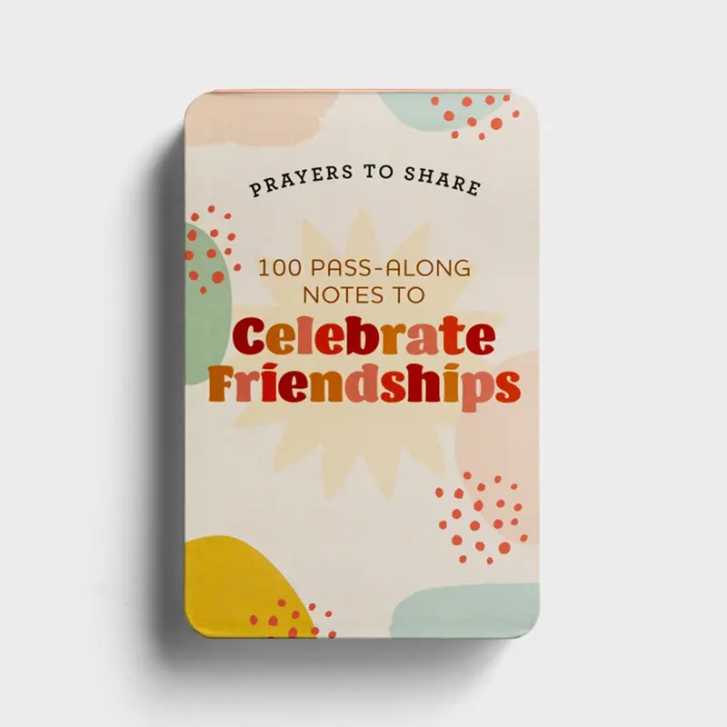 Friendship-Celebration Prayer Notes – 100 Printable Or Hand-Delivered Cards J7049 1