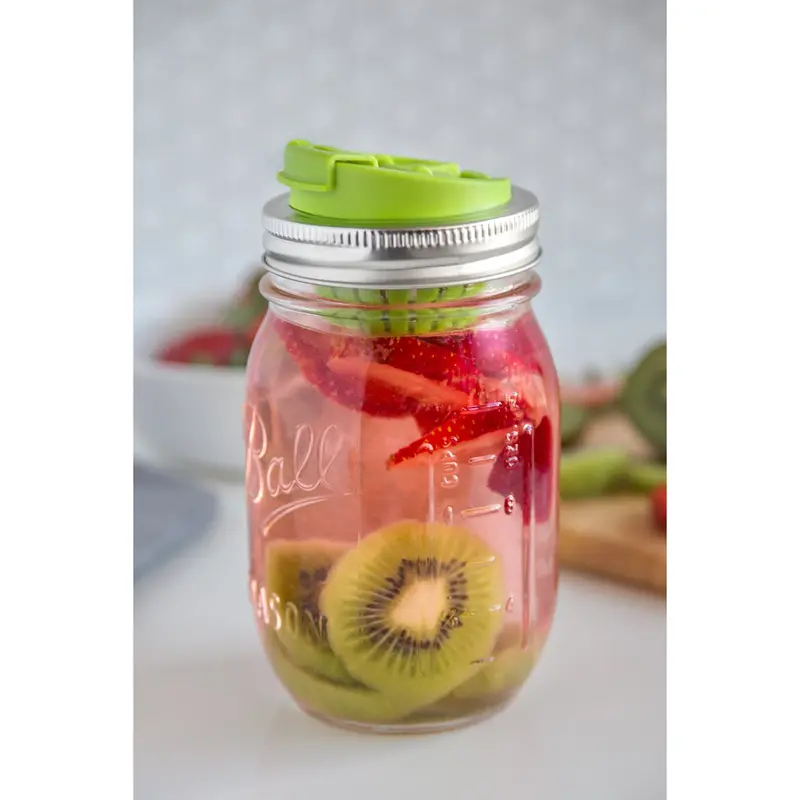 Fruit Infusion Mason Jar Lid – Bpa-Free Flavor-Enhancing Cap 1