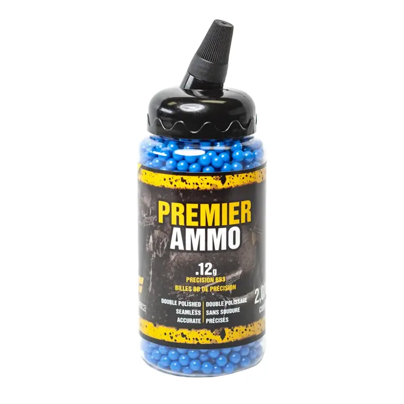 Game Face Premier .12G Airsoft Bb Ammo – High-Quality Biodegradable Pellets (2000-Round Pack, U-Sap2000) 1