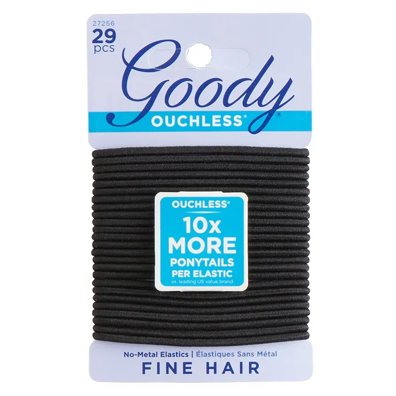 Gentle Ponytail Holders – No-Slip Elastic Bands (27-Pack) – 27256 1