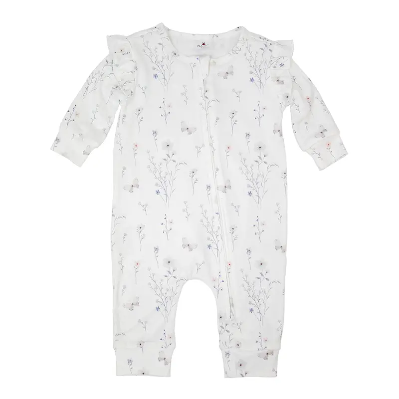 Girls' Long-Sleeve Knit Bodysuit – Soft & Stretchy A11 1