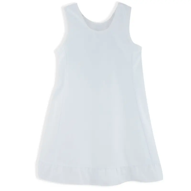 Girls' Princess-Style Full Slip – Poly-Cotton Blend (Size 120) 1