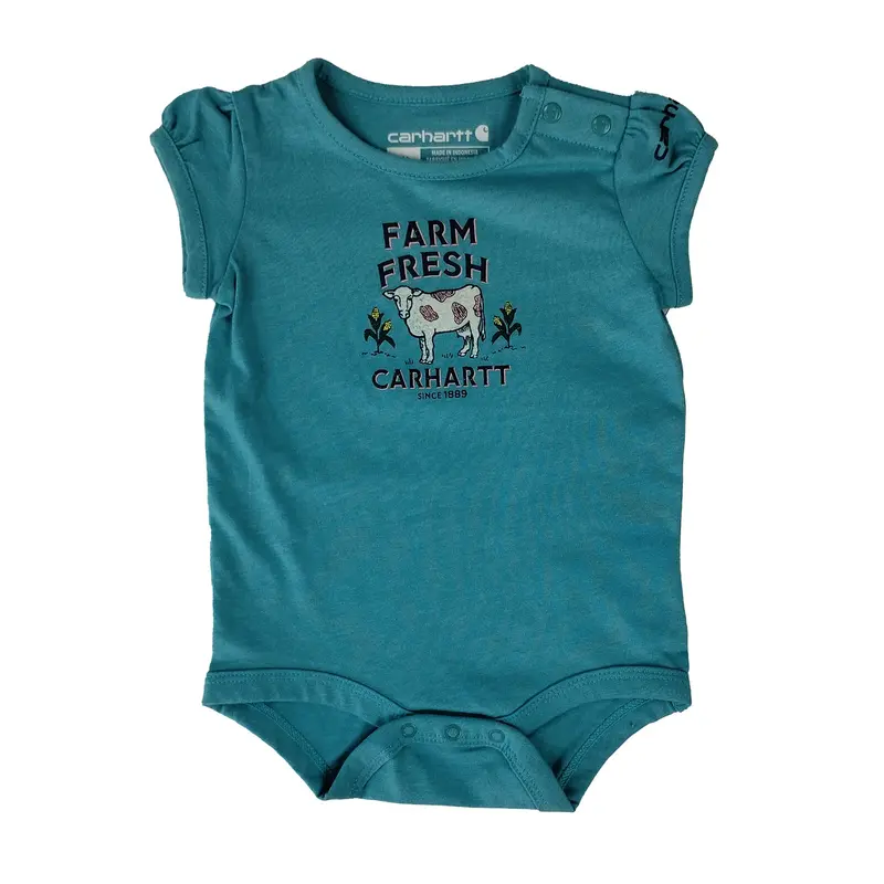 Girls’ Short Sleeve Cotton Bodysuit – Ca9853 1