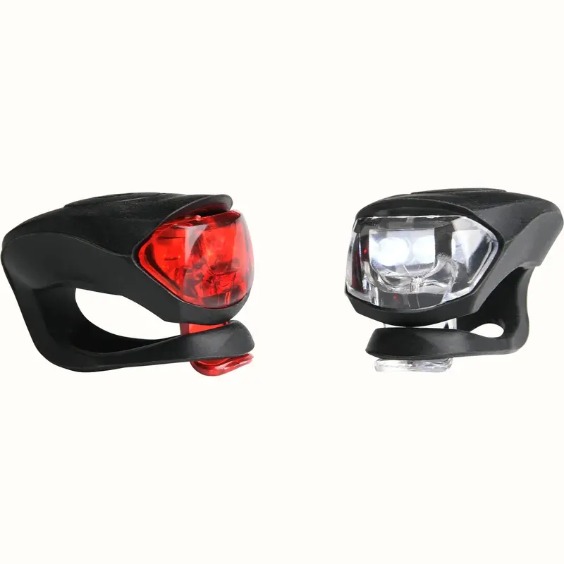Gleam Bike Light Kit – Dual-Light Safety Set With Mounts 1