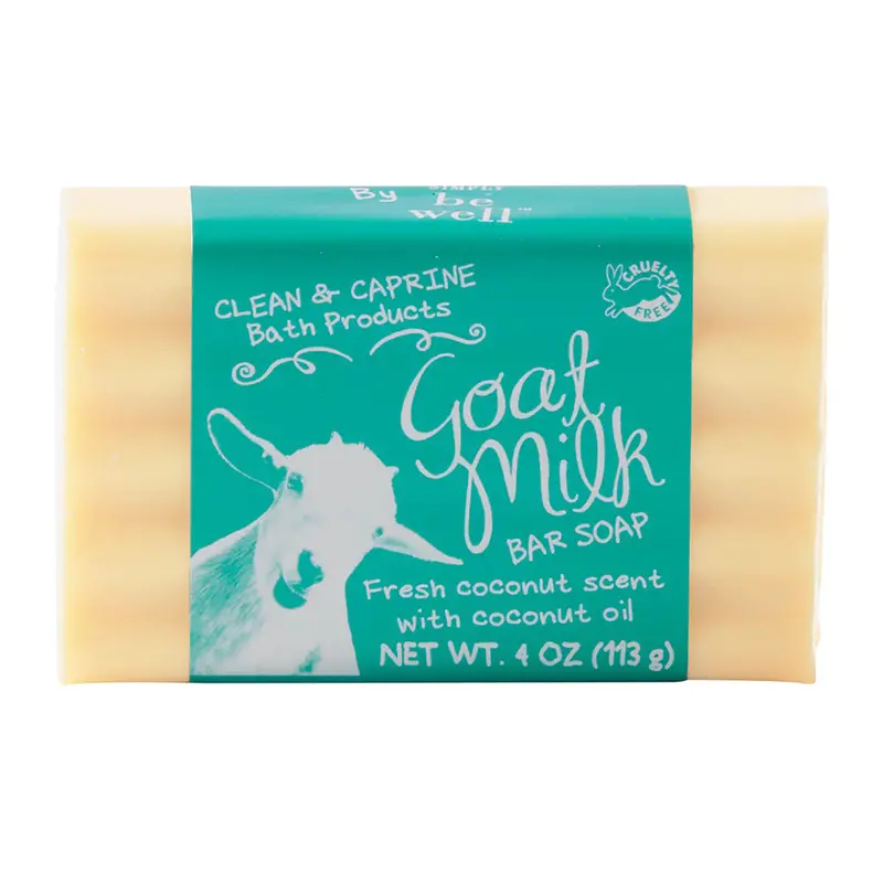 Goat Milk & Fresh Coconut Bar Soap – Natural Handmade Cleansing Bar 1