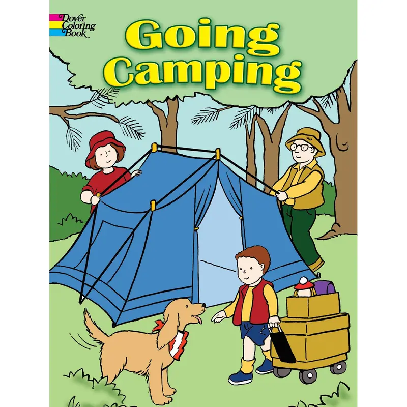 Going Camping Coloring Book – Outdoor Adventure-Themed Pages (Isbn 0486439844) 1
