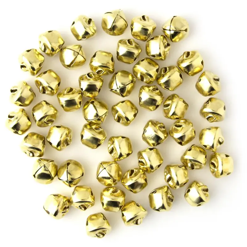 Gold Tone Jingle Bells – Craft-Sized Metallic Accents For Festive Decorations 1