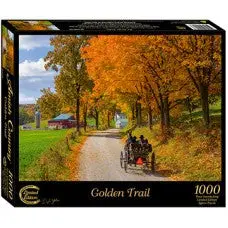 Golden Trail Jigsaw Puzzle – 1000-Piece Adult Puzzle Jp-1000-56 1