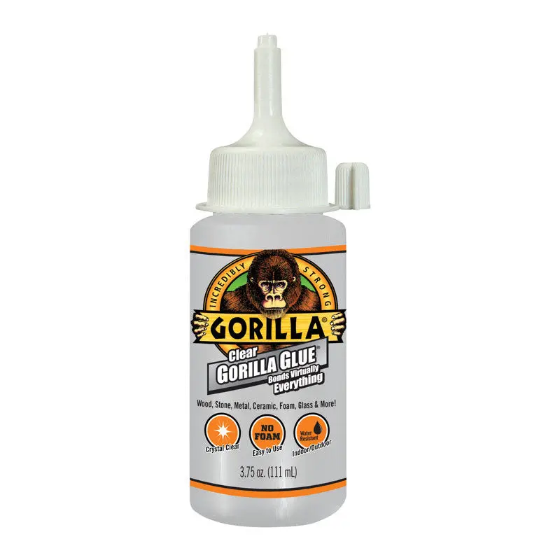 Gorilla Clear Glue – High-Strength, Waterproof Adhesive (3.75 Oz) 1