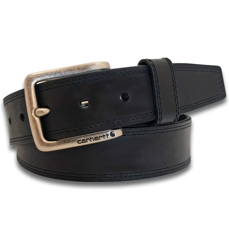 Hamilton Men’S Leather Dress Belt – Slim-Fit Classic Buckle Design (A0005503) 1
