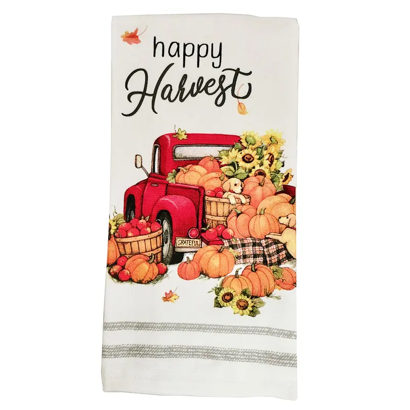 Happy Harvest Truck Dual-Function Kitchen Towel (H6546) 1