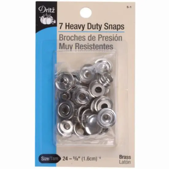 Heavy-Duty Nickel-Plated Snap Fasteners – S-05-1 1